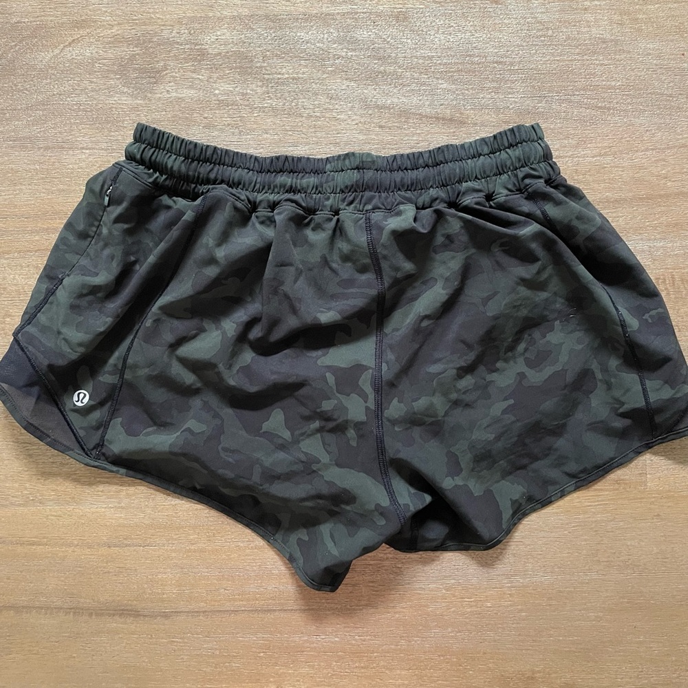 Lululemon hotty hot shorts, size 10